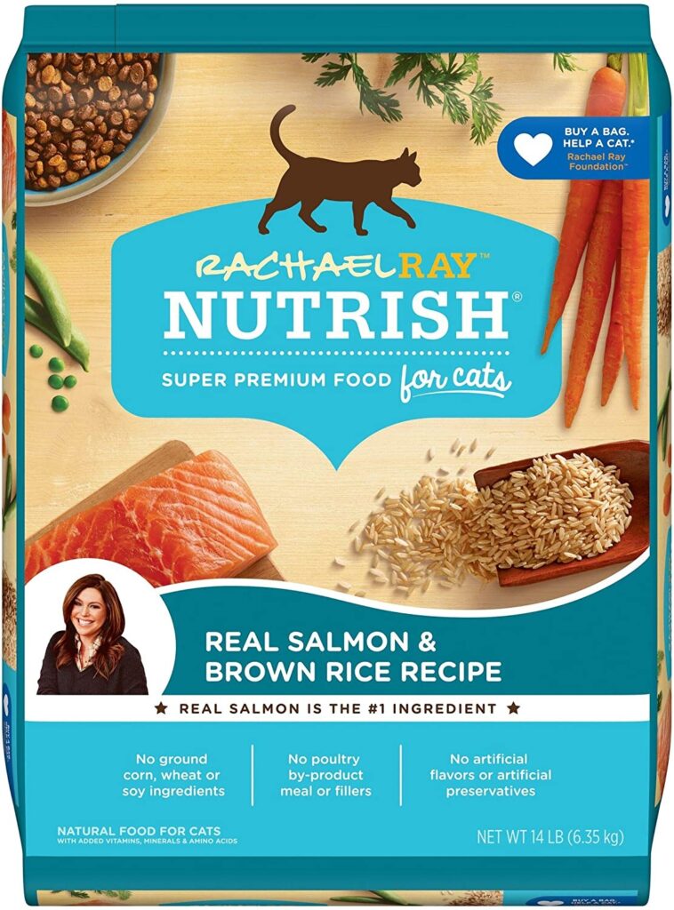 Rachael Ray Nutrish Super Premium Dry Cat Food with Real Meat & Brown Rice