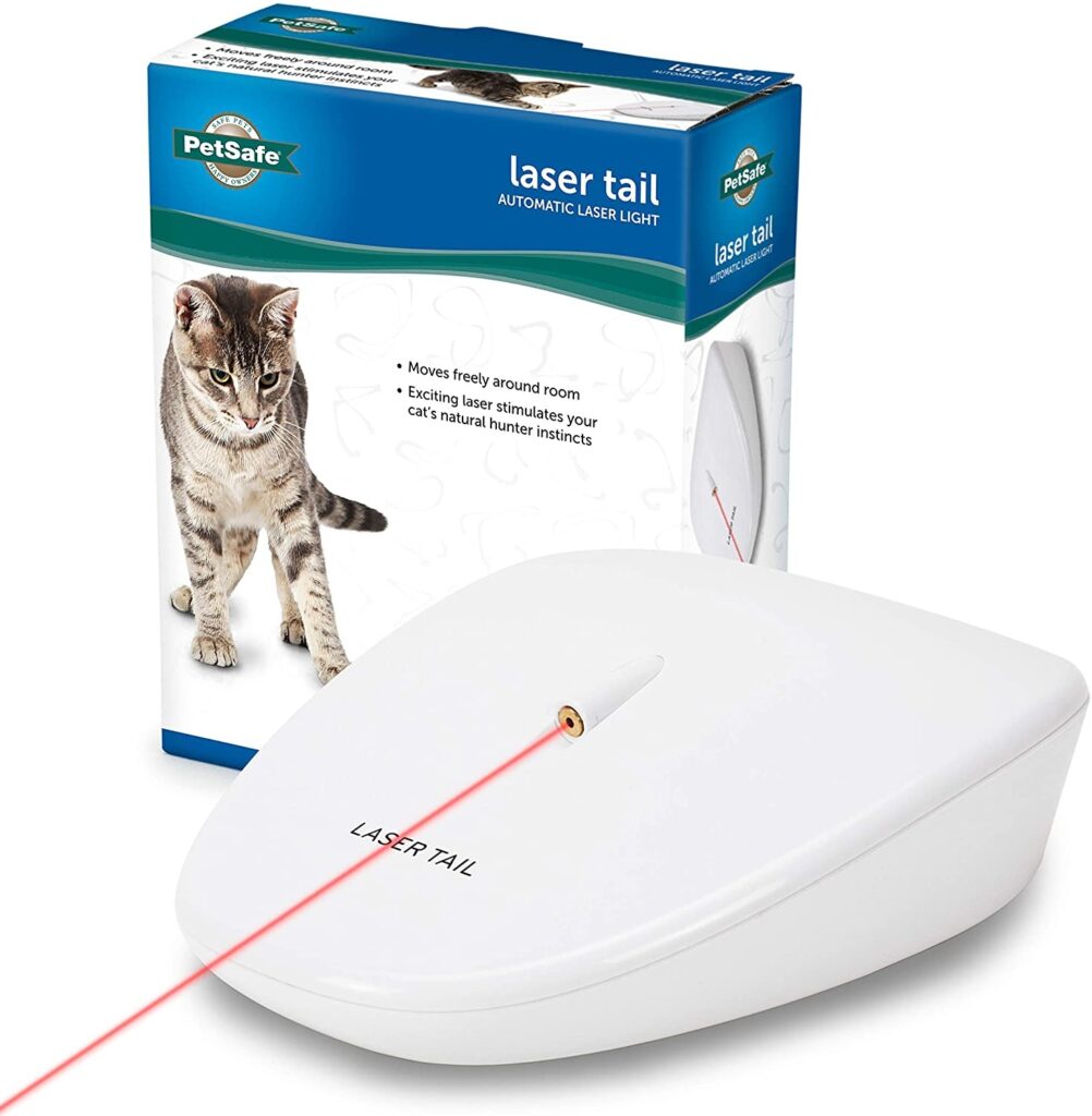 PetSafe Laser Tail - Automatic Laser Cat Toy - Interactive Cat Toy Moves to Engage Your Pet