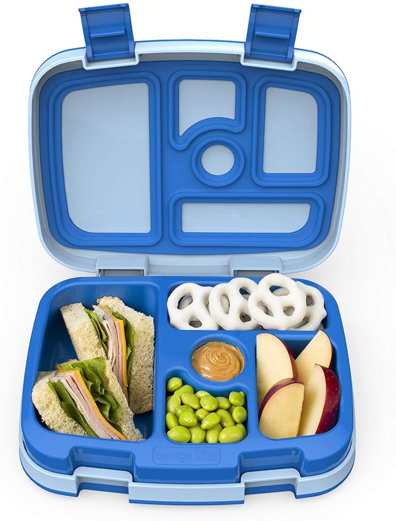 Bentgo Kids Children’s Lunch Box - Leak-Proof, 5-Compartment Bento-Style Kids Lunch Box - Ideal Portion Sizes for Ages 3 to 7 - BPA-Free, Dishwasher.