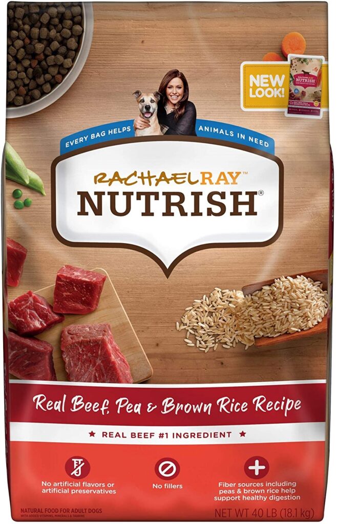 Rachael Ray Nutrish Dry Dog Food, Beef, Pea & Brown Rice Recipe (Packaging May Vary)